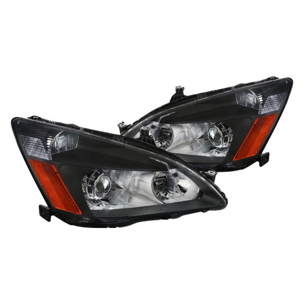 Spec-D® - Black Projector Headlights, Honda Accord