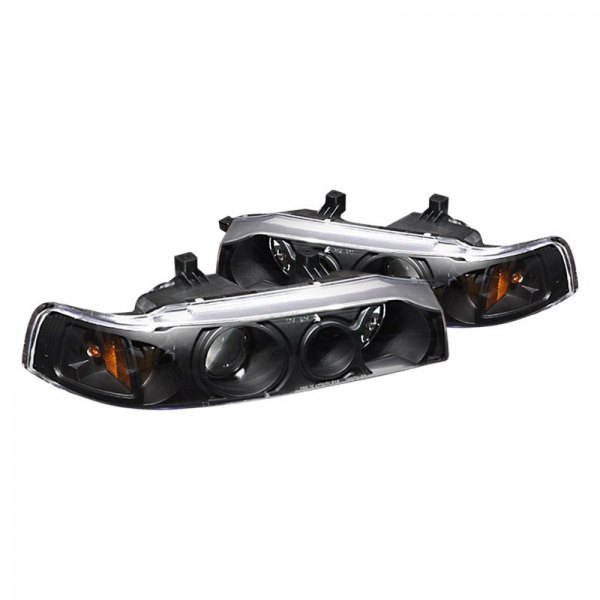 Spec-D® - Black Projector Headlights, Honda Civic