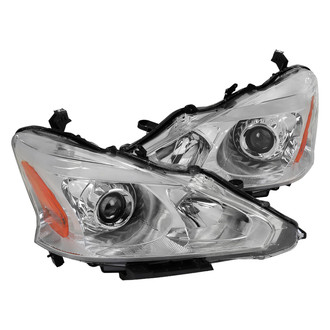 Spec-D® - Driver and Passenger Side Chrome Factory Style Projector Headlights
