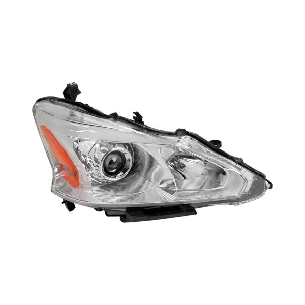 Spec-D® - Passenger Side Chrome Factory Style Projector Headlight, Nissan Altima