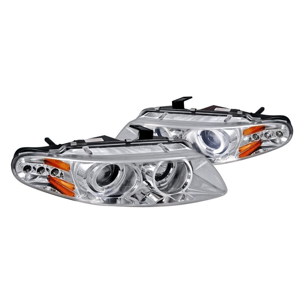 Spec-D® 2LHP-AVG97-TM - Chrome Dual Halo Projector Headlights with LED Turn  Signal