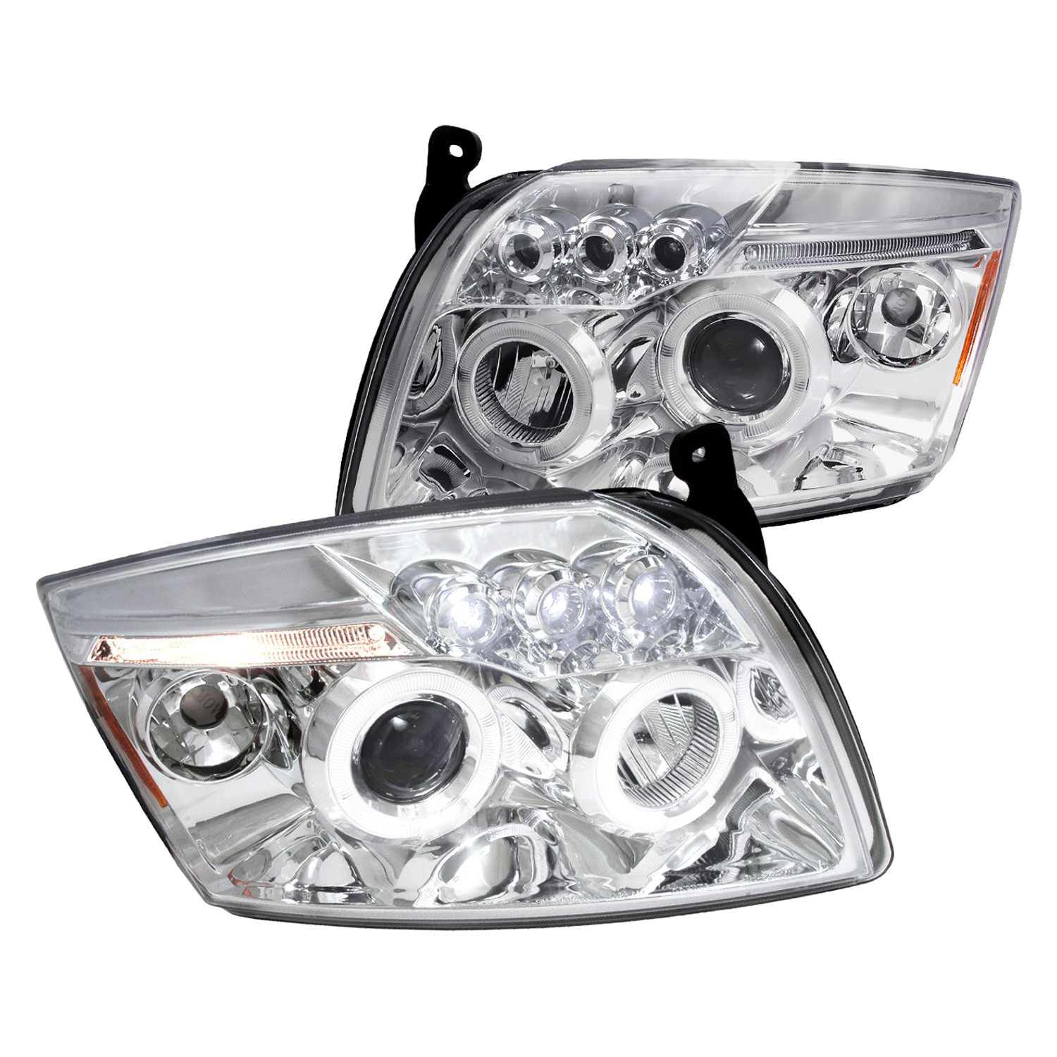 Spec-D® 2LHP-CAL06-TM - Driver and Passenger Side Chrome Dual Halo