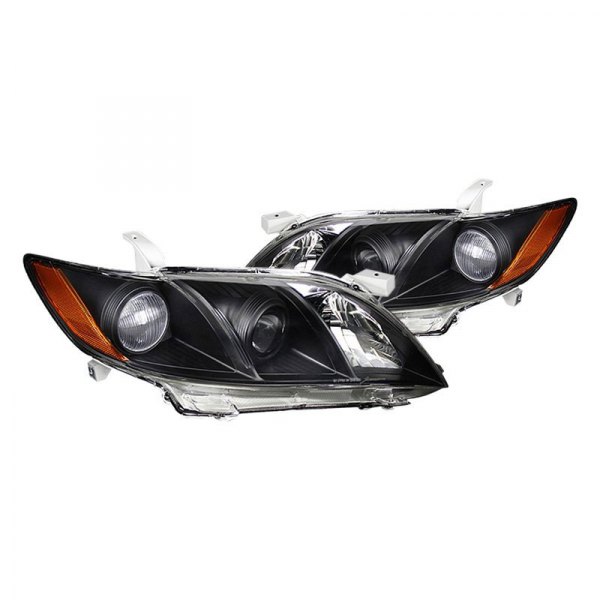 Spec-D® - Black Projector Headlights, Toyota Camry