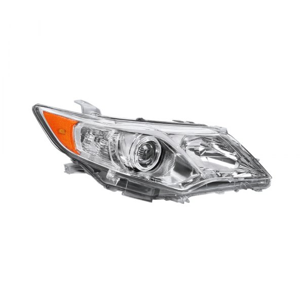 Spec-D® - Passenger Side Chrome Factory Style Projector Headlight, Toyota Camry