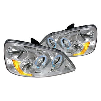 Spec-D® - Driver and Passenger Side Chrome LED Dual Halo Projector Headlights