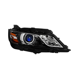 Spec-D® - Passenger Side Jet Black Projector Headlight