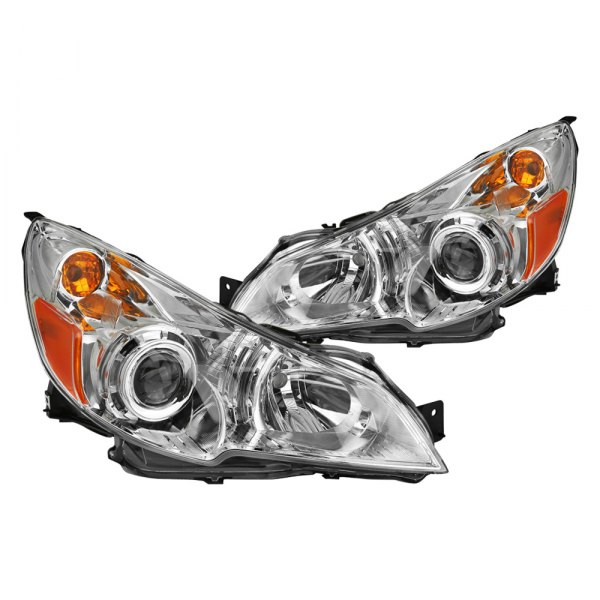 Spec-D® - Chrome Factory Style Projector Headlights, Subaru Legacy