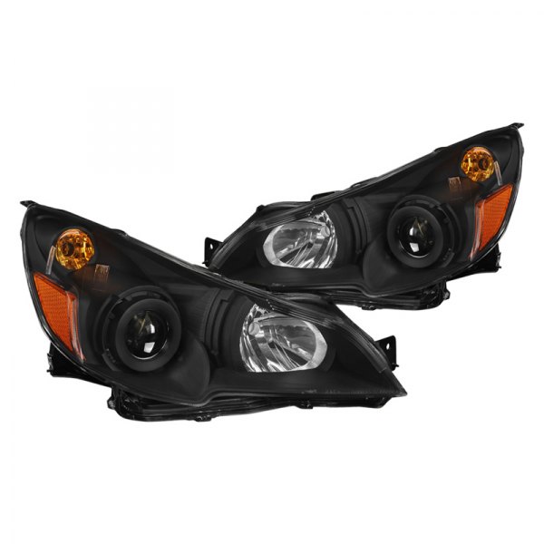 Spec-D® - Black Projector Headlights, Subaru Legacy