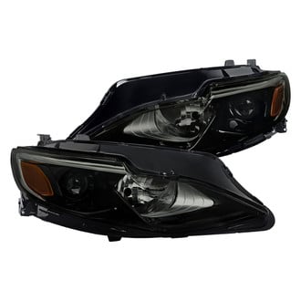 Spec-D® - Driver and Passenger Side Matte Black/Smoke Projector Headlights