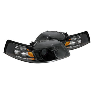 Spec-D® - Driver and Passenger Side Black Projector Headlights