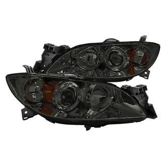 Spec-D® - Driver and Passenger Side Chrome/Smoke Projector Headlights