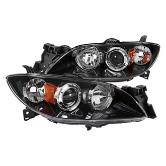 Spec-D® - Driver and Passenger Side Matte Black Projector Headlights