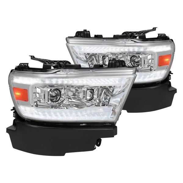 Spec-D® - Chrome Projector Headlights with Sequential LED DRL