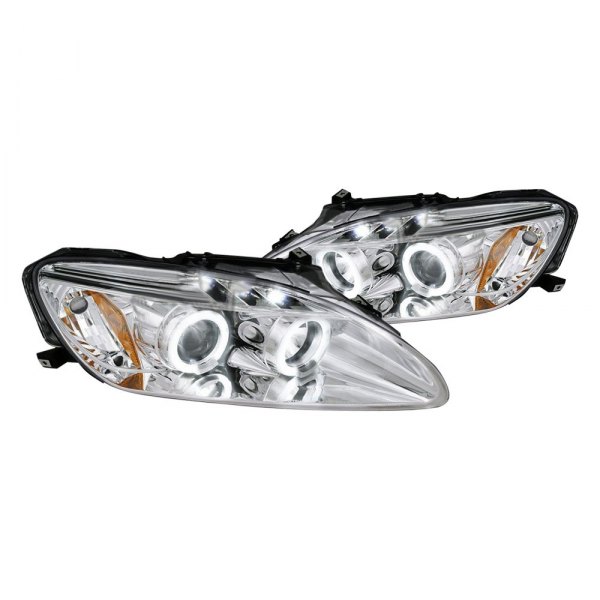 Spec-D® - Chrome Dual Halo Projector Headlights with Parking LEDs, Honda S2000
