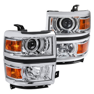 Spec-D® - Driver and Passenger Side Chrome Projector Headlights