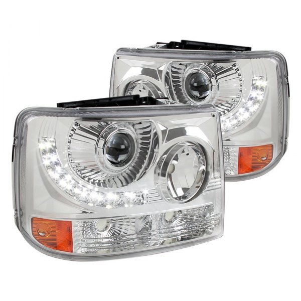 Spec-D® - Chrome Conversion Projector Headlights with LED DRL
