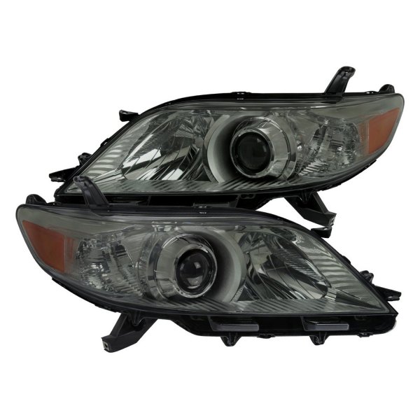 Spec-D® - Driver and Passenger Side Chrome/Smoke Projector Headlights