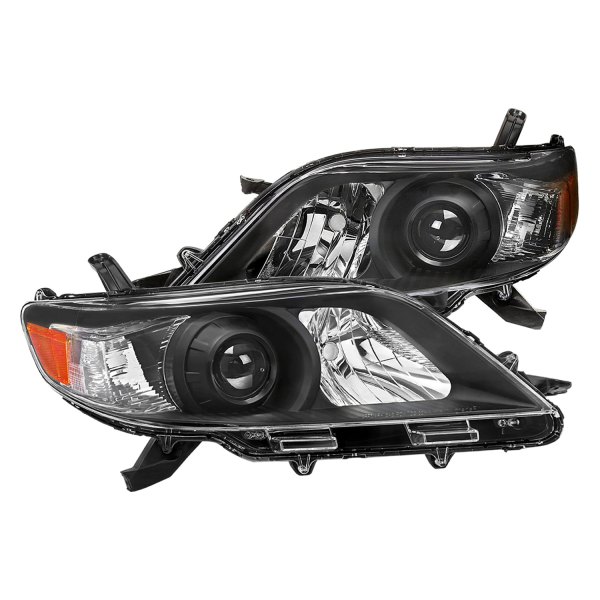 Spec-D® - Driver and Passenger Side Matte Black Projector Headlights