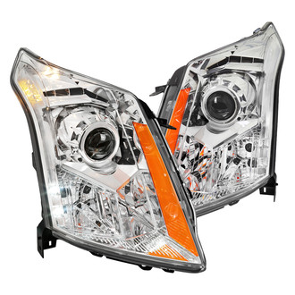 Spec-D® - Driver and Passenger Side Chrome Projector Headlights with LED DRL