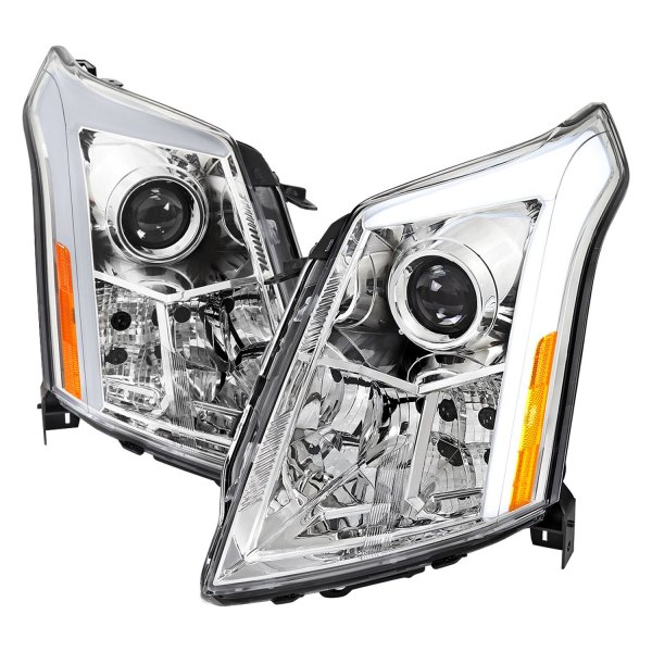 Spec-D® - Chrome Sequential DRL Bar Projector LED Headlights