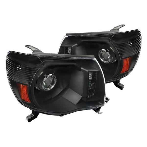 Spec-D® - Black Projector Headlights, Toyota Tacoma
