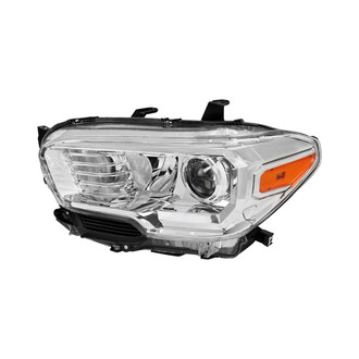 Spec-D® - Passenger Side Chrome Factory Style Projector Headlight