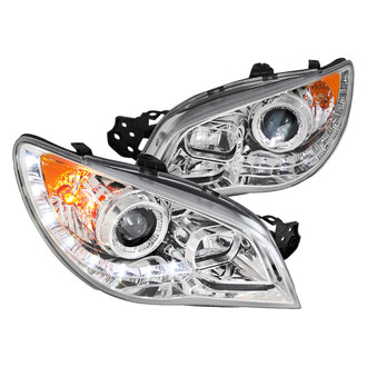 Spec-D® - Driver and Passenger Side Chrome Projector Headlights with LED DRL