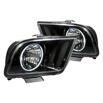 Spec-D® - Driver and Passenger Side Black LED Halo Headlights