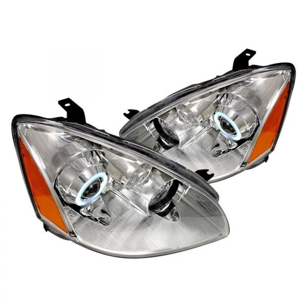 Spec-D® - Chrome CCFL Halo Projector Headlights, Nissan Altima