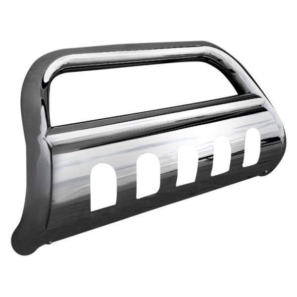 Spec-D® - 3" S2 Series Chrome Bull Bar with Skid Plate