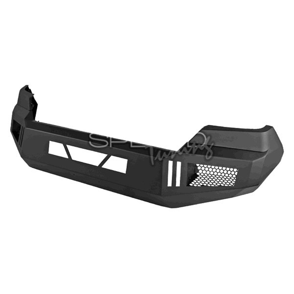 Spec-D® - Full Width Front HD Black Powder Coated Bumper