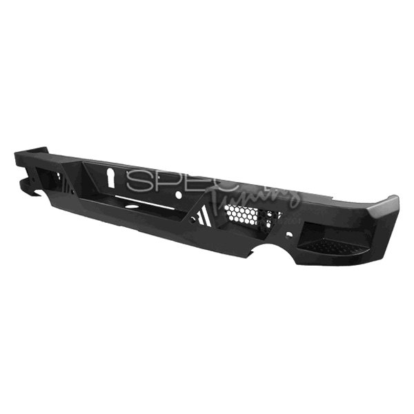 Spec-D® - Full Width Rear HD Black Powder Coated Bumper