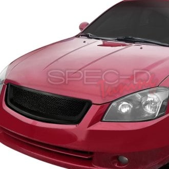 Spec-D® - 1-Pc Matte Black Mesh Main Grille