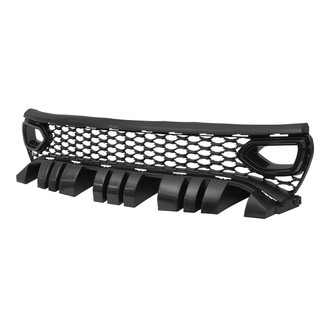 Spec-D® - 1-Pc Black Front Upper Main Grille