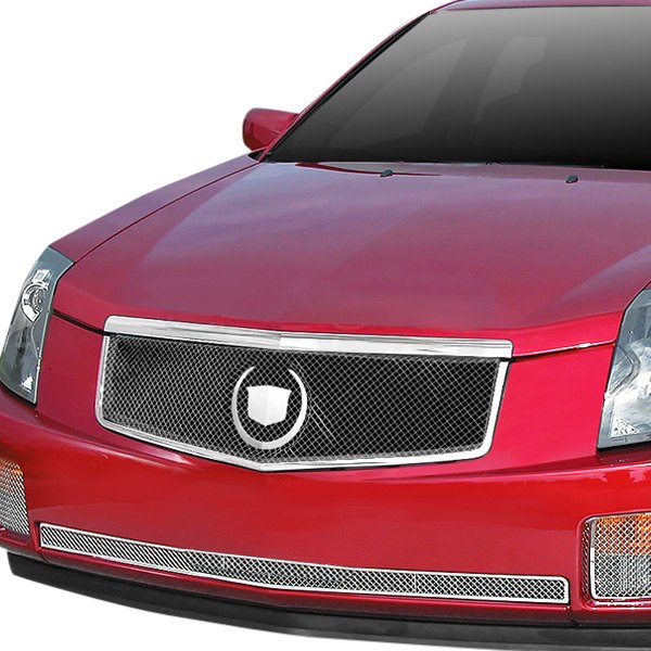 2003-2007 Cadillac CTS Chrome ABS Mesh Grille - Spec-D Tuning