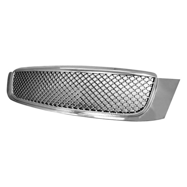 Spec-D® - 1-Pc Chrome Mesh Main Grille