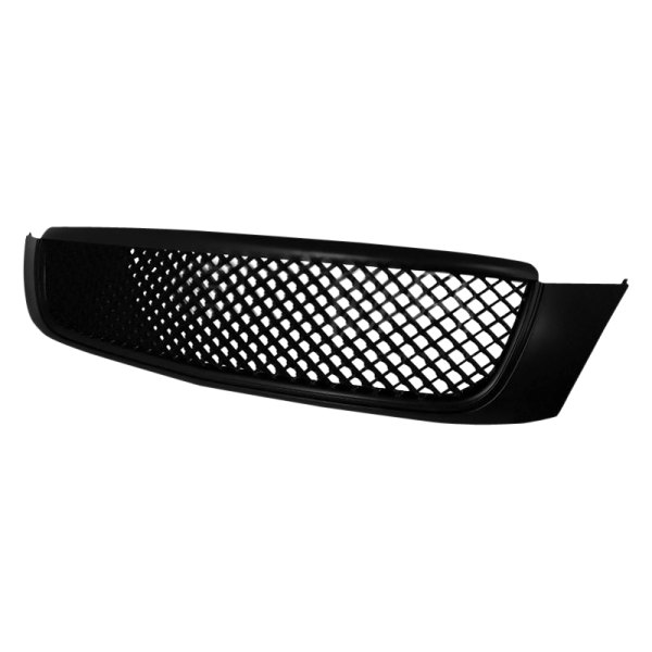 Spec-D® - 1-Pc Gloss Black Mesh Main Grille