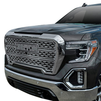 Spec-D® - 1-Pc Denali Style Chrome Main Grille