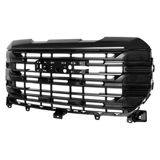 Spec-D® - 1-Pc SLE Style Glossy Black Front Main Hood Grille