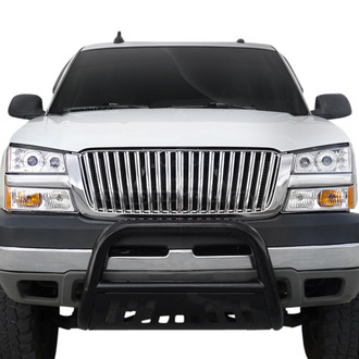 Spec-D® - 1-Pc Chrome Vertical Billet Main Grille