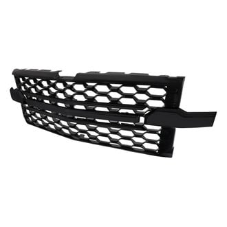Spec-D® - 1-Pc Glossy Black Front Main Hood Grille