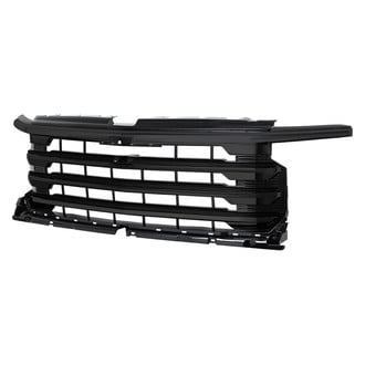 Spec-D® - 1-Pc Glossy Black Front Main Hood Grille