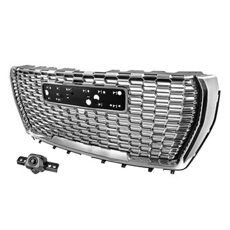 Spec-D® - 1-Pc Denali Style Chrome Main Grille