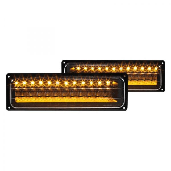 Spec-D® - Black LED Turn Signal/Parking Lights
