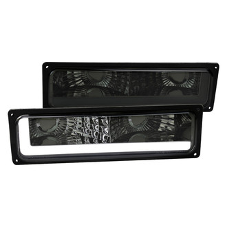 Spec-D® - Fiber Optic Chrome Smoke Turn Signal/Parking Lights