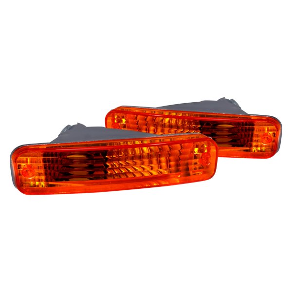 Spec-D® - Chrome/Amber Factory Style Turn Signal/Parking Lights, Acura Integra