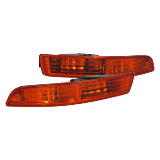 Spec-D® - Chrome Amber Factory Style Turn Signal/Parking Lights