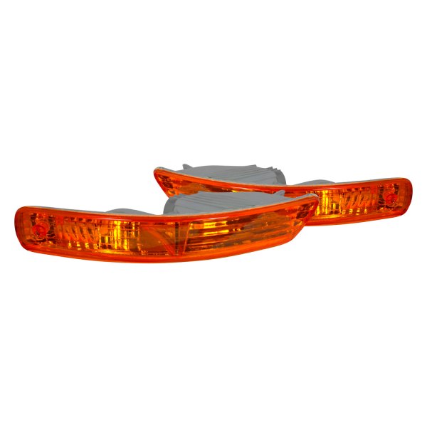 Spec-D® - Chrome/Amber Factory Style Turn Signal/Parking Lights, Acura Integra