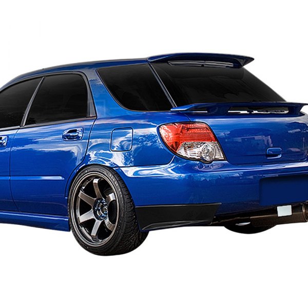  Spec-D® - STI Style Rear Bumper Lip (Unpainted)