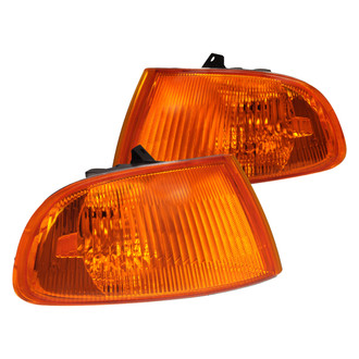 Spec-D® - Chrome Amber Factory Style Turn Signal/Corner Lights